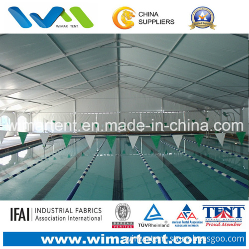 Clear-Span 20m White Aluminum PVC Tent for Swimming Pool